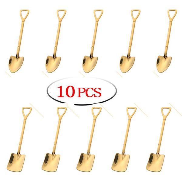spoons 10pcs coffee spoon cutlery set stainless steel retro iron shovel ice cream scoop creative tea-spoon tableware
spoons 10pcs coffee spoon cutlery set stainless steel retro iron shovel ice cream scoop creative tea-spoon tableware