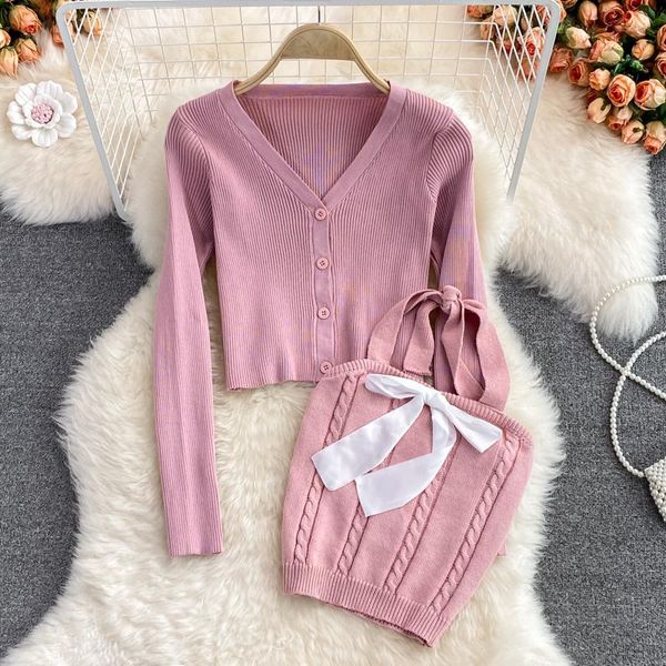 women's knits & tees knitted cardigan sweater button slim long sleeve v-neck outside and korean bow short strapless inside, White
women's knits & tees knitted cardigan sweater button slim long sleeve v-neck outside and korean bow short strapless inside, White
