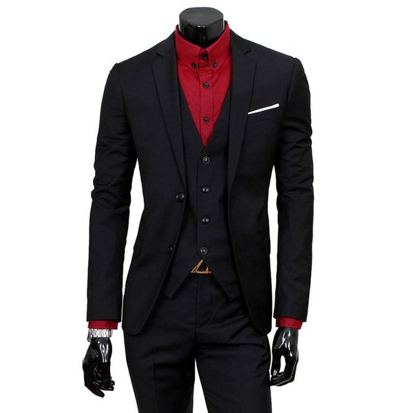 men's suits & blazers laamei 3 pieces set men blazer british style custom made mens suit casual solid tailor notch lapel wedding, White;black
men's suits & blazers laamei 3 pieces set men blazer british style custom made mens suit casual solid tailor notch lapel wedding, White;black