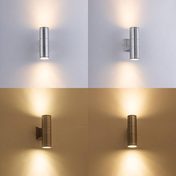 outdoor wall lamps one or two bulb led light up down narrow angle waterproof silver round lamp
outdoor wall lamps one or two bulb led light up down narrow angle waterproof silver round lamp
