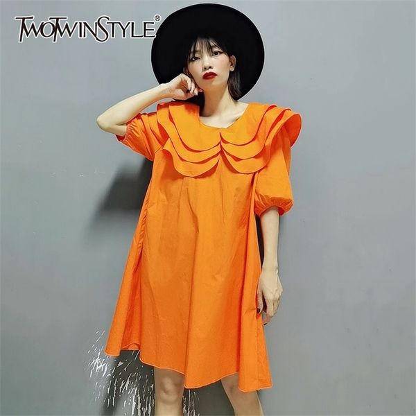 loose patchwork ruffle dress for women o neck puff sleeve casual mini dresses female fashion clothing style 210520, Black;gray
loose patchwork ruffle dress for women o neck puff sleeve casual mini dresses female fashion clothing style 210520, Black;gray