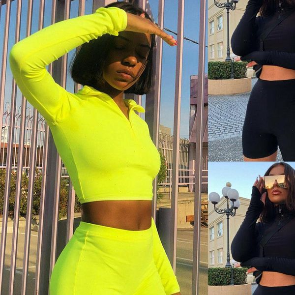 fashion two piece set women tracksuits long sleeves crop shorts pants fitness sports suit 2pcs bodycon female clothes, Gray
fashion two piece set women tracksuits long sleeves crop shorts pants fitness sports suit 2pcs bodycon female clothes, Gray