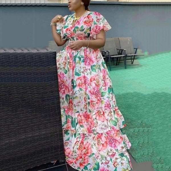 casual dresses african dress summer 2021 floral print floor length high waist elegant evening night party wear clothes long vestidos, Black;gray
casual dresses african dress summer 2021 floral print floor length high waist elegant evening night party wear clothes long vestidos, Black;gray