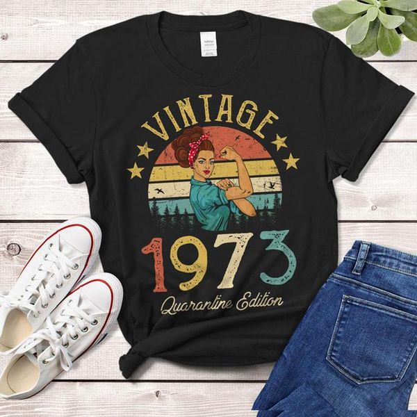 women's t-shirt vintage 1973 original parts retro with mask quarantine edition shirt funny 48th birthday gift idea women mom wife frien, White
women's t-shirt vintage 1973 original parts retro with mask quarantine edition shirt funny 48th birthday gift idea women mom wife frien, White
