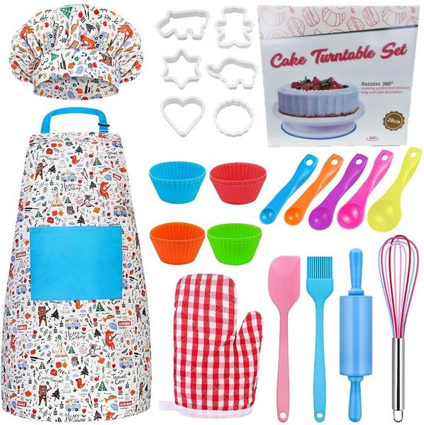 baking & pastry tools parent-child activity tool set suitable for girls boys gifts children's aprons chef hats silicone cups oven glove
baking & pastry tools parent-child activity tool set suitable for girls boys gifts children's aprons chef hats silicone cups oven glove