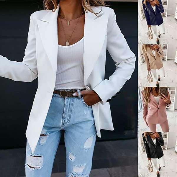 women's suits & blazers fashion slim ol temperament long-sleeved small suit jacket elegant office ladies career 2021, White;black
women's suits & blazers fashion slim ol temperament long-sleeved small suit jacket elegant office ladies career 2021, White;black