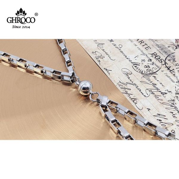 stainless steel hemispherical magnet pendant sweater necklace fashion charming and trendy gift for lovers&girlfriends chains, Silver
stainless steel hemispherical magnet pendant sweater necklace fashion charming and trendy gift for lovers&girlfriends chains, Silver