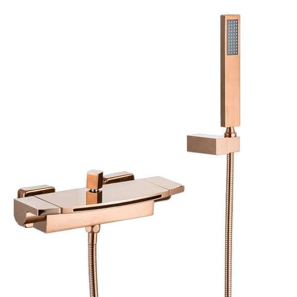 bathroom shower sets tuqiu rose gold bathtub faucet set brass & cold taps mixer with handheld waterfall tap black
bathroom shower sets tuqiu rose gold bathtub faucet set brass & cold taps mixer with handheld waterfall tap black