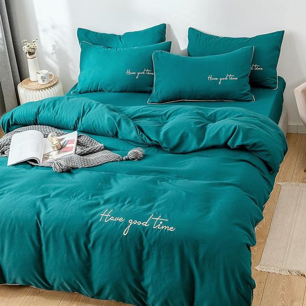 songkaum nordic simple solid color embroidery long-staple cotton bedding cover bed sheet pillowcase set sets
songkaum nordic simple solid color embroidery long-staple cotton bedding cover bed sheet pillowcase set sets