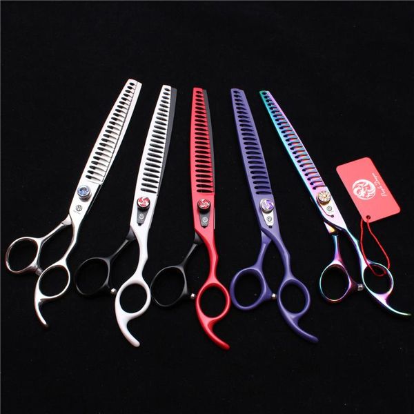 hair scissors 8" 22cm japan 440c purple dragon grooming-for-dog thinning fish bone teeth pro pets clipping shears add bag z4004
hair scissors 8" 22cm japan 440c purple dragon grooming-for-dog thinning fish bone teeth pro pets clipping shears add bag z4004