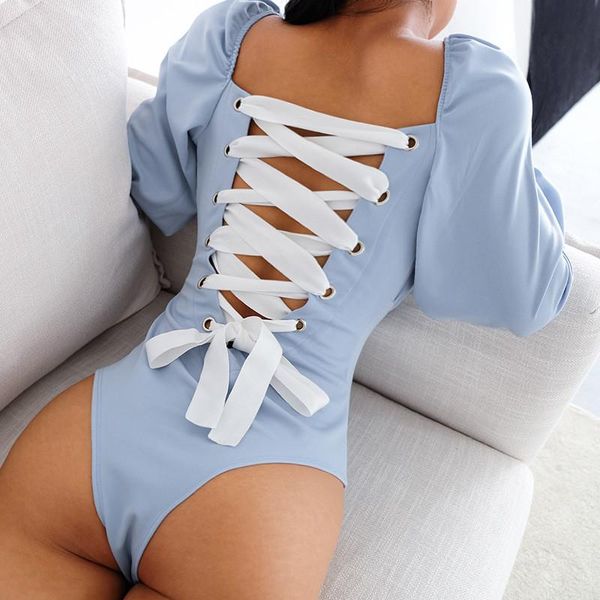 women's jumpsuits & rompers women 2021 bodysuit overalls square collar romper skinny lace up long flare sleeve female party body suit p, Black;white
women's jumpsuits & rompers women 2021 bodysuit overalls square collar romper skinny lace up long flare sleeve female party body suit p, Black;white