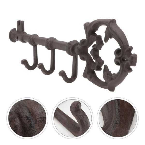 1pc durable household clothing hat hook simple retro wall-mounted hanger hooks & rails