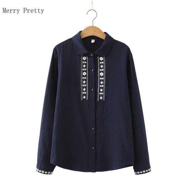 floral embroidery chic single breasted casual women cotton shirts summer vintage full sleeve turndown collar ladies 210526, White
floral embroidery chic single breasted casual women cotton shirts summer vintage full sleeve turndown collar ladies 210526, White