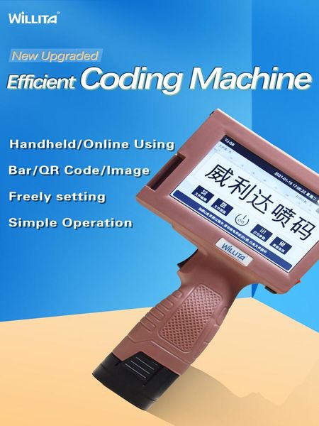 printers 25.4mmqr bar batch code variable date serial number logo expiry label portable hand jet handheld thermal inkjet printer#r10
printers 25.4mmqr bar batch code variable date serial number logo expiry label portable hand jet handheld thermal inkjet printer#r10