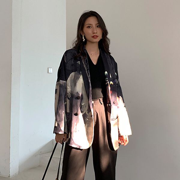 women's suits & blazers spring fashion printed blazer korean patchwork stripe ladies streetwear clothes plus size women coat asd6, White;black
women's suits & blazers spring fashion printed blazer korean patchwork stripe ladies streetwear clothes plus size women coat asd6, White;black