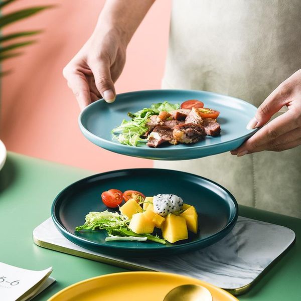 dishes & plates 8 inch ceramic plate nordic tableware matte color glaze household western salad steak dinner gold
dishes & plates 8 inch ceramic plate nordic tableware matte color glaze household western salad steak dinner gold