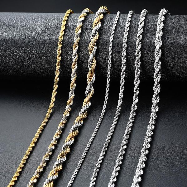 chains kurshuni 2021 punk vintage gold silver color stainless steel rope chain 2mm-6mm fashion jewelry necklace for women
chains kurshuni 2021 punk vintage gold silver color stainless steel rope chain 2mm-6mm fashion jewelry necklace for women