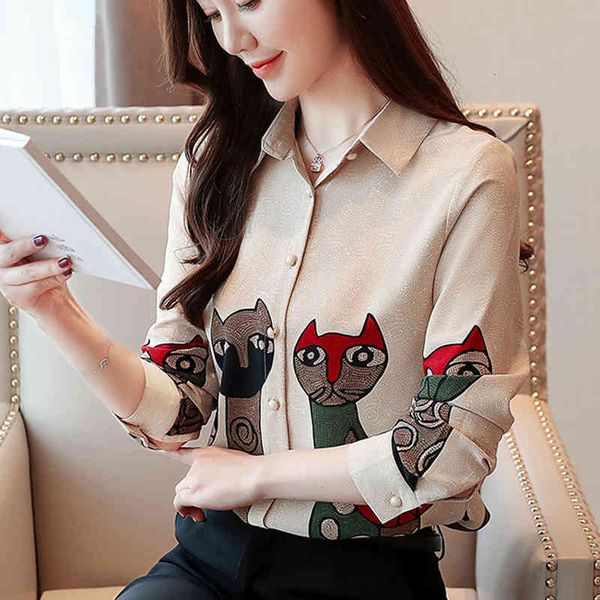 rompers wet women's shirts fashion long korean chiffon female floral bottomed and blouse elegant ladies, Black;white
rompers wet women's shirts fashion long korean chiffon female floral bottomed and blouse elegant ladies, Black;white