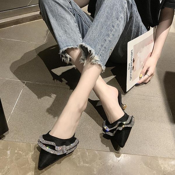slippers multi-layer ruffles mules shoes women high heel pointed toe pumps outdoor slipper 2021 summer, Black
slippers multi-layer ruffles mules shoes women high heel pointed toe pumps outdoor slipper 2021 summer, Black