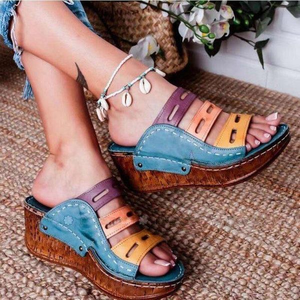 2021high heels women slippers open toe wedges platform ladies sandals hollow out slides gladiator flip flops, Black
2021high heels women slippers open toe wedges platform ladies sandals hollow out slides gladiator flip flops, Black
