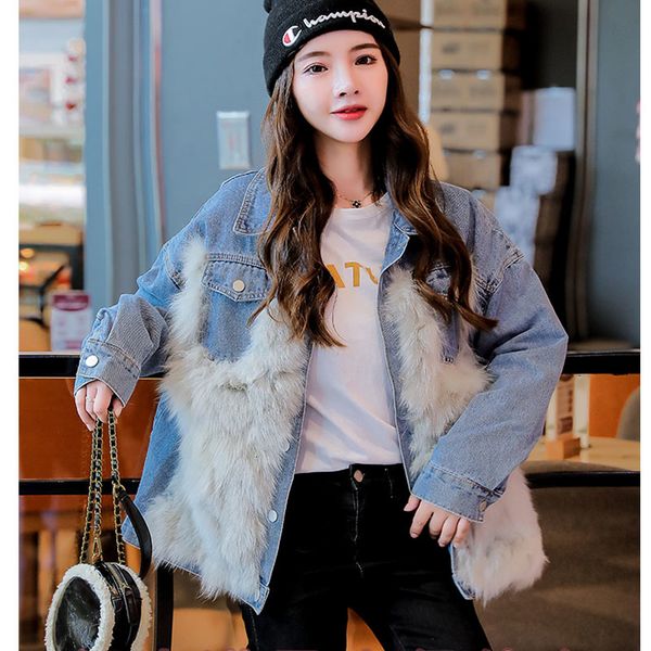 women's jackets winter coat, short synthetic fur jacket, jeans, fashion plus size, warm jeans sportswear wfrf, Black;brown
women's jackets winter coat, short synthetic fur jacket, jeans, fashion plus size, warm jeans sportswear wfrf, Black;brown