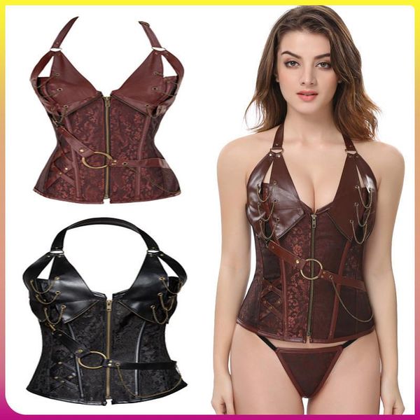 women's shapers waist trainer vest corset women body shaper ziper steel bones cincher shapewear fajas brown gothic clothes s-6xl, Black;white
women's shapers waist trainer vest corset women body shaper ziper steel bones cincher shapewear fajas brown gothic clothes s-6xl, Black;white