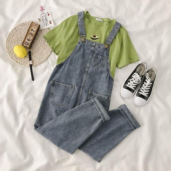 women's jeans woman pants denim suspender loose autumn suspenders cropped pantalones vaqueros mujer, Blue
women's jeans woman pants denim suspender loose autumn suspenders cropped pantalones vaqueros mujer, Blue