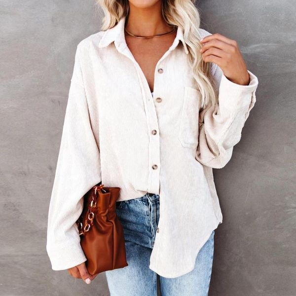 women's trench coats shirt autumn winter women long sleeve solid color single-breasted corduroy coat, Tan;black
women's trench coats shirt autumn winter women long sleeve solid color single-breasted corduroy coat, Tan;black