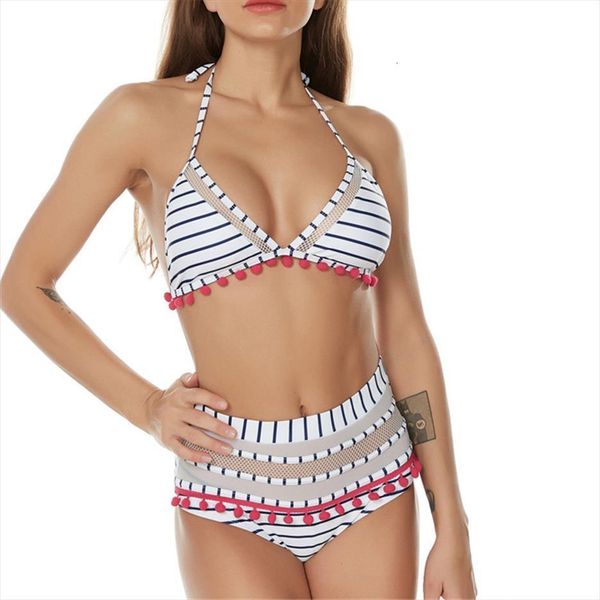 gauze high waist bikini set womens swimsuit patchwork bathing suit brazilian bodysuit striped print bordered swimwear women, White;black
gauze high waist bikini set womens swimsuit patchwork bathing suit brazilian bodysuit striped print bordered swimwear women, White;black