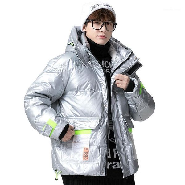 winter men's thickened warm fashion everyday leisure down jacket & parkas, Black 
winter men's thickened warm fashion everyday leisure down jacket & parkas, Black