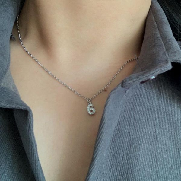 customize diy digital number 0123456789 choker charm necklace shinning zircon gold color steel chain collar jewelry pendant necklaces, Silver
customize diy digital number 0123456789 choker charm necklace shinning zircon gold color steel chain collar jewelry pendant necklaces, Silver