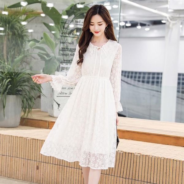 casual dresses liberjog 2021 women lace dress skinny sweet bow long sleeve high waist longuette summer vestidos, Black;gray
casual dresses liberjog 2021 women lace dress skinny sweet bow long sleeve high waist longuette summer vestidos, Black;gray