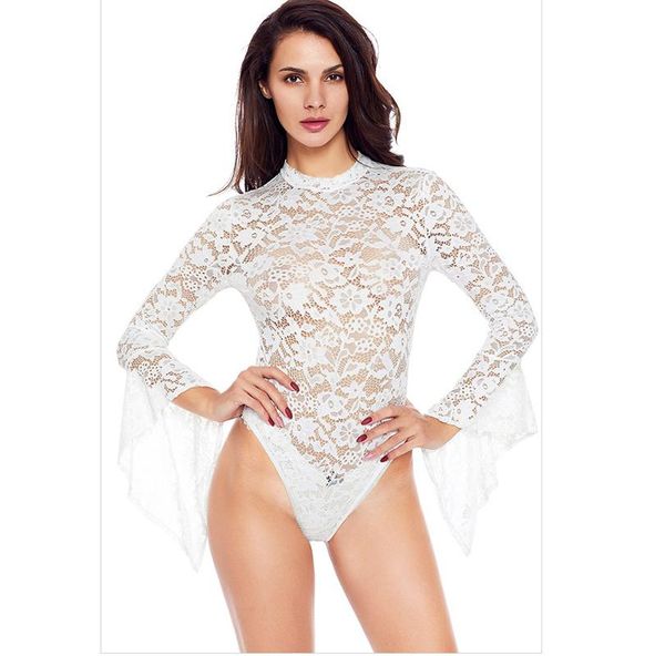 women's jumpsuits & rompers bodycon bodysuit women trumpet long sleeve round neck backless sheath open crotch lace hollow overalls top, Black;white
women's jumpsuits & rompers bodycon bodysuit women trumpet long sleeve round neck backless sheath open crotch lace hollow overalls top, Black;white