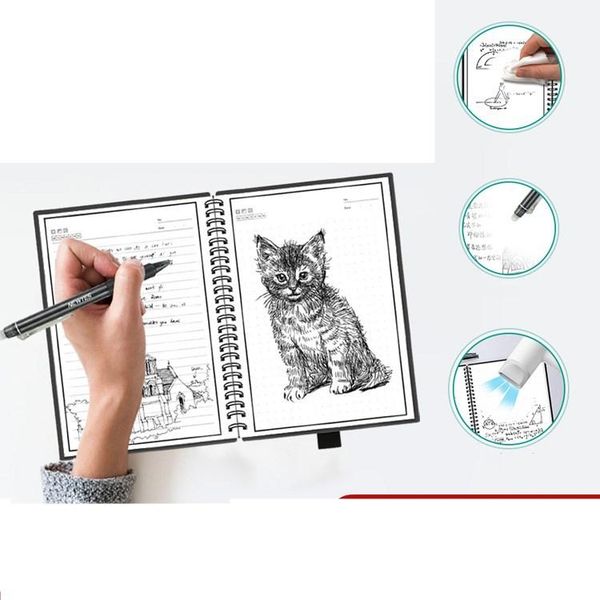 notepads smart reusable erasable notebook paper erase notepad note pad lined with pen pocketbook diary journal office school drawing gift, Purple;pink
notepads smart reusable erasable notebook paper erase notepad note pad lined with pen pocketbook diary journal office school drawing gift, Purple;pink