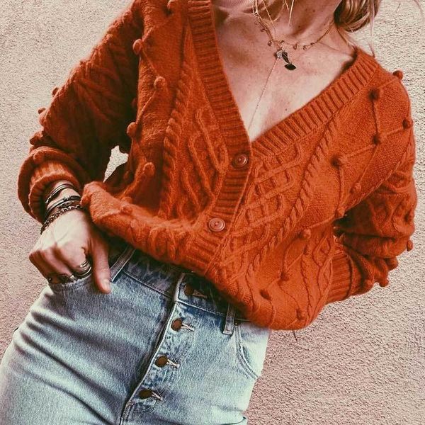 inspired orange pom poms long sleeve cardigan women cute winter sweater cardigan for women new long cardigan coat warm 210412, White;black
inspired orange pom poms long sleeve cardigan women cute winter sweater cardigan for women new long cardigan coat warm 210412, White;black