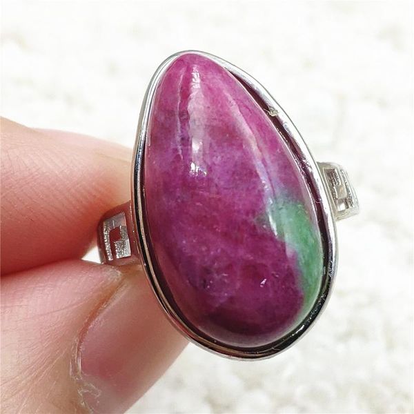 cluster rings genuine natural ruby zoisite red green adjustable ring 20x11mm rare 925 sterling silver water drop, Golden;silver
cluster rings genuine natural ruby zoisite red green adjustable ring 20x11mm rare 925 sterling silver water drop, Golden;silver