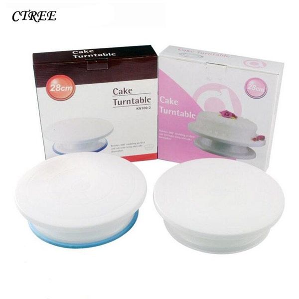 manual rotary round shape cake turntable decoration stand platform anti-skid turntables tool color box packaging c184 baking & pastry tools
manual rotary round shape cake turntable decoration stand platform anti-skid turntables tool color box packaging c184 baking & pastry tools