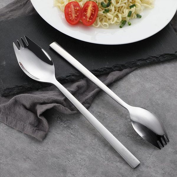 spoons one piece fork spoon 304 stainless steel lovely children's salad creative long handle tableware
spoons one piece fork spoon 304 stainless steel lovely children's salad creative long handle tableware