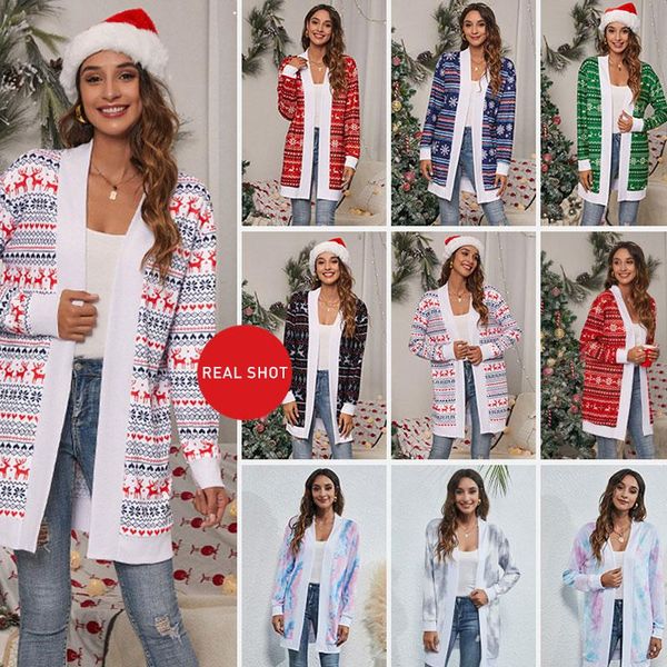 women's knits & tees women cardigan sweater autumn winter jacket christmas leopard print knitted loose casual womans cardigon knit swea, White
women's knits & tees women cardigan sweater autumn winter jacket christmas leopard print knitted loose casual womans cardigon knit swea, White