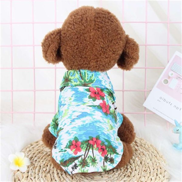 the dog clothes spring dog summer thin hawaiian shirt teddy fadoubi bear pet clothing
the dog clothes spring dog summer thin hawaiian shirt teddy fadoubi bear pet clothing