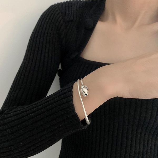bangle female 925 sterling silver flower woman jewelry fashion retro light luxury women bracelet accessories cool girl bracelets, Black
bangle female 925 sterling silver flower woman jewelry fashion retro light luxury women bracelet accessories cool girl bracelets, Black