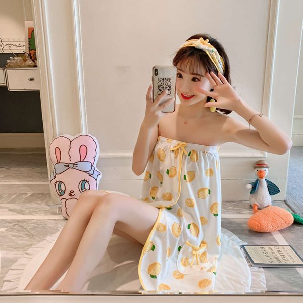 bathrobe nightdress pajamas women's summer beauty salon printing skirt bathrobe sweat steaming korean bath towel clothing
bathrobe nightdress pajamas women's summer beauty salon printing skirt bathrobe sweat steaming korean bath towel clothing
