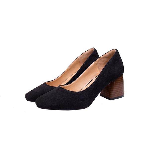 dress shoes style high-heeled women fashion shallow flock mid heel square toe pumps lady offiec n1wu, Black
dress shoes style high-heeled women fashion shallow flock mid heel square toe pumps lady offiec n1wu, Black