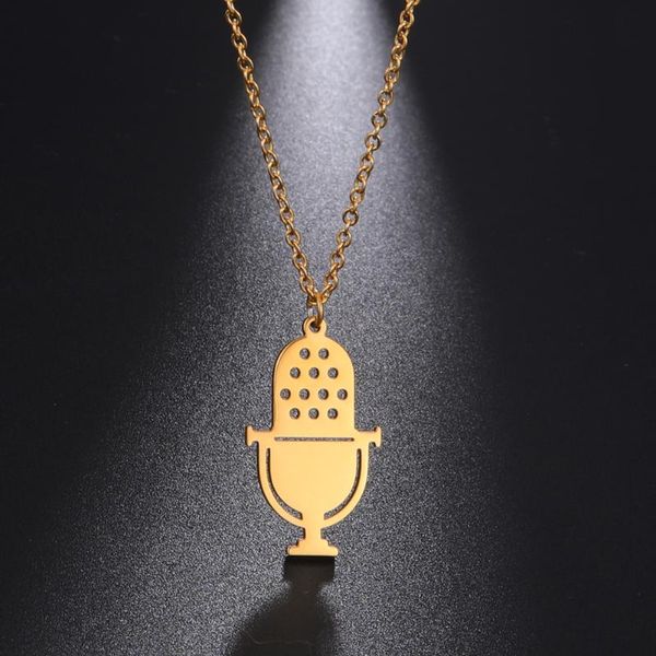 pendant necklaces fishhook microphone singer music guitar musical drum rock necklace rose gold color stainless steel gift for woman jewe, Silver
pendant necklaces fishhook microphone singer music guitar musical drum rock necklace rose gold color stainless steel gift for woman jewe, Silver