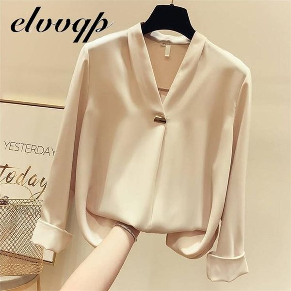 autumn women fashion blouses solid plus size female clothes loose shirt long sleeve v-neck blouse simple ol feminine blusas 210719, White
autumn women fashion blouses solid plus size female clothes loose shirt long sleeve v-neck blouse simple ol feminine blusas 210719, White