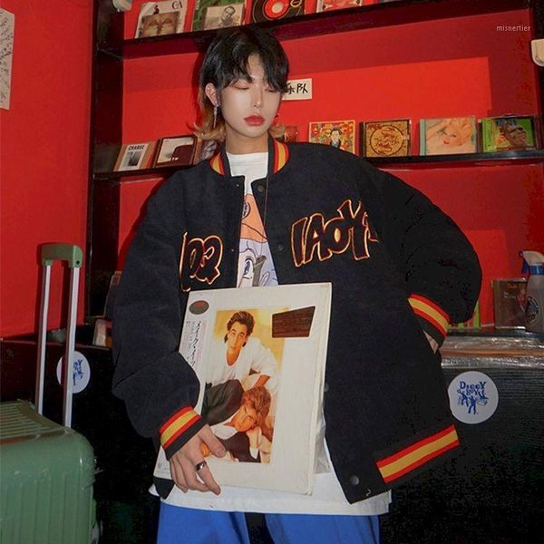 men's jackets embroidered corduroy baseball uniform men women student korean oversize y2k vintage jacket letter spring autumn, Black;brown
men's jackets embroidered corduroy baseball uniform men women student korean oversize y2k vintage jacket letter spring autumn, Black;brown