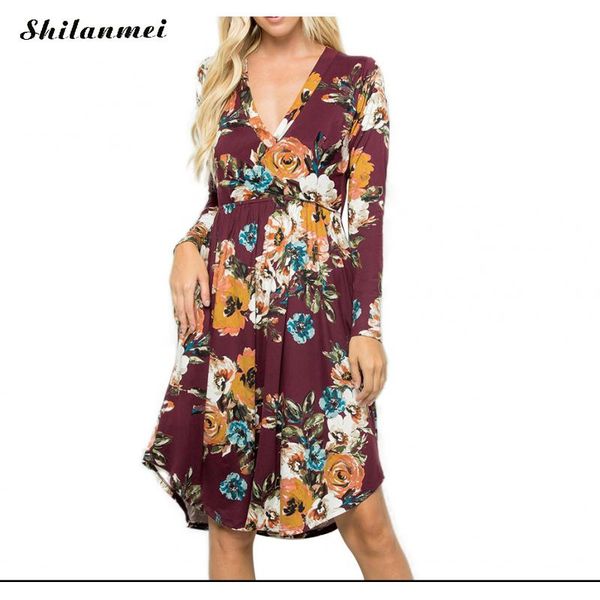 casual dresses long sleeve floral dress v neck autumn bohemian women print a-line ladies elegant boho vestidos, Black;gray
casual dresses long sleeve floral dress v neck autumn bohemian women print a-line ladies elegant boho vestidos, Black;gray