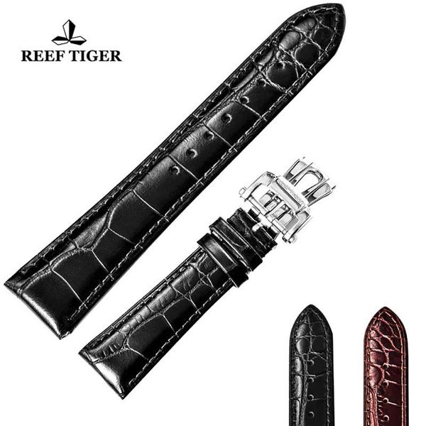 watch bands reef tiger/rt 22mm genuine calfskin leather strap with deployment buckle durable band for men rga192, Black;brown
watch bands reef tiger/rt 22mm genuine calfskin leather strap with deployment buckle durable band for men rga192, Black;brown