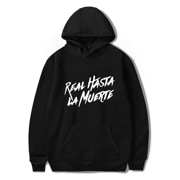 men's hoodies & sweatshirts fashion sweatshirt anuel real hasta la muerte hip hop hoodie men/women male/ladies kpop hoody, Black
men's hoodies & sweatshirts fashion sweatshirt anuel real hasta la muerte hip hop hoodie men/women male/ladies kpop hoody, Black