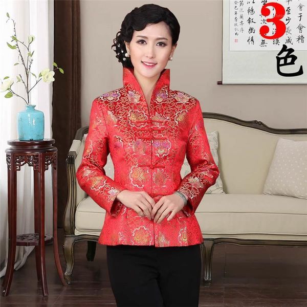 women's jackets jacket women red middle-aged ladies long-sleeved wedding spring and autumn tang suit dress festive banquet, Black;brown
women's jackets jacket women red middle-aged ladies long-sleeved wedding spring and autumn tang suit dress festive banquet, Black;brown